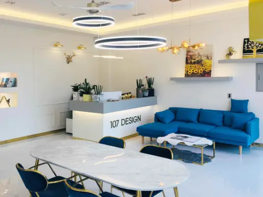 작은 소형사무실인테리어 모던디자인 골드포인트