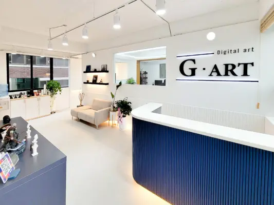 평택사무실인테리어 소형 오피스의 공간의 효율적인 활용이 돋보입니다